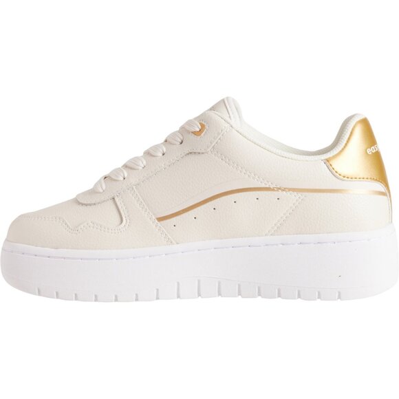 NEW Easy Spirit Onyx Lace-Up Platform Sneakers - Leather 362sn For Women ivory - Picture 1 of 6